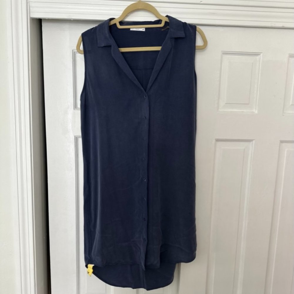 Equipment Silk Shirt Dress Sz L